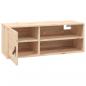 Preview: Wandschrank 80x30x30 cm Massivholz Kiefer