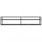 Preview: TV-Schrank Schwarz Marmor-Optik 200x40x40,5 cm Hartglas