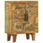 Preview: Sideboard Handgeschnitzt 55x30x75 cm Altholz Massiv