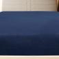 Preview: Spannbettlaken 2 Stk. Jersey Marineblau 90x200 cm Baumwolle