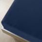 Preview: Spannbettlaken 2 Stk. Jersey Marineblau 90x200 cm Baumwolle