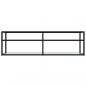 Preview: TV-Schrank Weiß Marmor-Optik 140x40x40,5 cm Hartglas