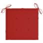 Preview: Gartenstuhl-Kissen 6 Stk. Rot 40x40x3 cm Oxford-Gewebe