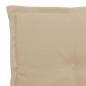 Preview: Gartenstuhl-Kissen 2 Stk. Beige 50x50x3 cm Oxford-Gewebe