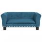 Preview: Hundebett Blau 70x45x30 cm Samt