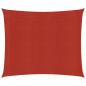 Preview: ARDEBO.de - Sonnensegel 160 g/m² Rot 2,5x2,5 m HDPE