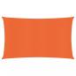 Preview: ARDEBO.de - Sonnensegel 160 g/m² Orange 2,5x5 m HDPE