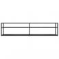 Preview: TV-Schrank Schwarz Marmor-Optik 180x40x40,5 cm Hartglas