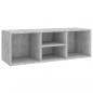 Preview: Schuhbank Betongrau 105x35x35 cm Holzwerkstoff