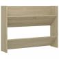 Preview: Wand-Schuhschrank Sonoma-Eiche 80x18x60 cm Holzwerkstoff