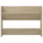 Preview: Wand-Schuhschrank Sonoma-Eiche 80x18x60 cm Holzwerkstoff