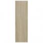 Preview: Wand-Schuhschrank Sonoma-Eiche 80x18x60 cm Holzwerkstoff