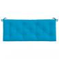 Preview: Gartenbank-Auflage Hellblau 120x50x7 cm Oxford-Gewebe