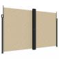 Preview: Seitenmarkise Ausziehbar Beige 200x1000 cm