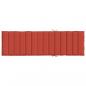 Preview: Sonnenliegen-Auflage Melange Rot 200x70x4 cm Stoff