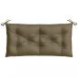 Preview: Gartenbank-Auflage Melange Taupe 100x50x7 cm Stoff