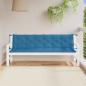 Preview: Gartenbank-Auflagen 2 Stk. Melange Blau 200x50x7 cm Stoff