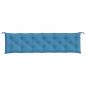 Preview: Gartenbank-Auflagen 2 Stk. Melange Blau 200x50x7 cm Stoff