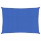 Preview: ARDEBO.de - Sonnensegel 160 g/m² Rechteckig Blau 2,5x5 m HDPE