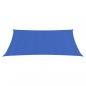 Preview: Sonnensegel 160 g/m² Rechteckig Blau 2,5x5 m HDPE