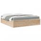 Preview: ARDEBO.de - Bett mit Matratze 180x200 cm Massivholz Kiefer