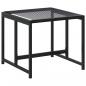 Preview: Gartenhocker 4 Stk. Schwarz Poly Rattan