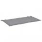 Preview: Gartenbank-Auflage Grau 100x50x3 cm Oxford-Gewebe