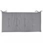 Preview: Gartenbank-Auflage Grau 100x50x3 cm Oxford-Gewebe