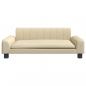 Preview: Hundebett Creme 90x53x30 cm Stoff