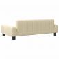 Preview: Hundebett Creme 90x53x30 cm Stoff