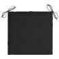 Preview: Gartenstuhl-Kissen 2 Stk. Schwarz 40x40x3 cm Oxford-Gewebe