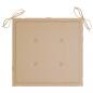 Preview: Gartenstuhl-Kissen 6 Stk. Beige 40x40x3 cm Oxford-Gewebe