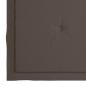 Preview: Gartenstuhl-Kissen 4 Stk. Taupe 50x50x3 cm Oxford-Gewebe