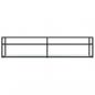 Preview: TV-Schrank Weiß Marmor-Optik 180x40x40,5 cm Hartglas