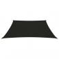 Preview: Sonnensegel 160 g/m² Schwarz 5x5 m HDPE