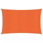 Preview: ARDEBO.de - Sonnensegel 160 g/m² Orange 3,5x5 m HDPE