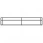 Preview: TV-Schrank Weiß Marmor-Optik 220x40x40,5 cm Hartglas