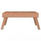 Preview: Klapptablett 55x35x25 cm Massivholz Teak