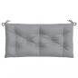 Preview: Gartenbank-Auflage Grau 100x50x7 cm Oxford-Gewebe