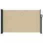 Preview: Seitenmarkise Ausziehbar Beige 120x600 cm