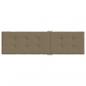 Preview: Liegestuhl-Auflage Melange Taupe (75+105)x50x3 cm Stoff