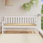 Preview: Gartenbank-Auflage Melange Beige 180x50x7 cm Stoff