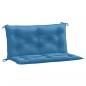 Preview: Gartenbank-Auflagen 2 Stk. Melange Blau 100x50x7 cm Stoff