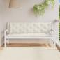 Preview: Gartenbank-Auflagen 2 Stk. Melange Creme 180x50x7 cm Stoff