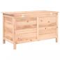 Preview: Gartentruhe 99x50x56,5 cm Massivholz Tanne