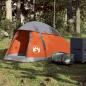 Preview: ARDEBO.de - Kuppel-Campingzelt 1 Person Grau und Orange Wasserdicht