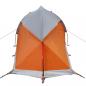 Preview: Kuppel-Campingzelt 1 Person Grau und Orange Wasserdicht