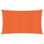 Preview: ARDEBO.de - Sonnensegel 160 g/m² Rechteckig Orange 3x6 m HDPE