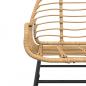 Preview: Gartenstühle 2 Stk. Braun Poly Rattan