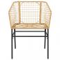 Preview: Gartenstühle 2 Stk. Braun Poly Rattan